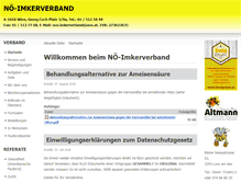 Tablet Screenshot of noe-imkerverband.at